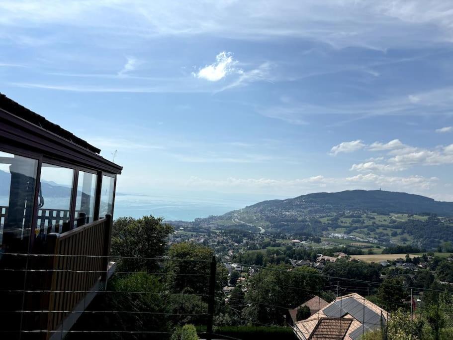 Swiss Chalet - Mountain And Lake View Blonay Екстериор снимка