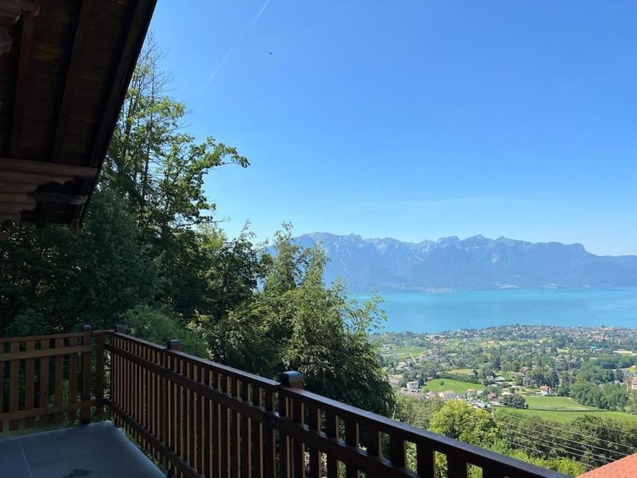 Swiss Chalet - Mountain And Lake View Blonay Екстериор снимка